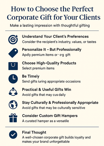 How to Choose the Perfect Corporate Gift for Your Clients