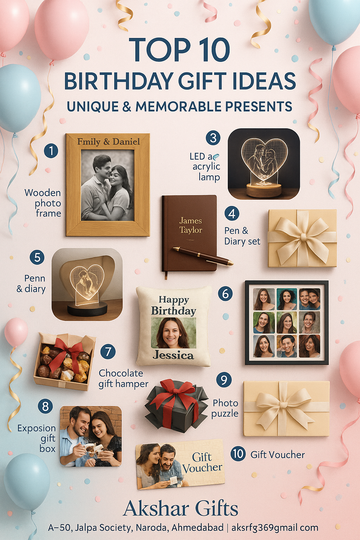 Top 10 Birthday Gift Ideas – Unique & Memorable Presents