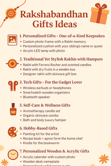 Rakshabandhan Gifts Ideas – Celebrate the Bond with Love & Meaning