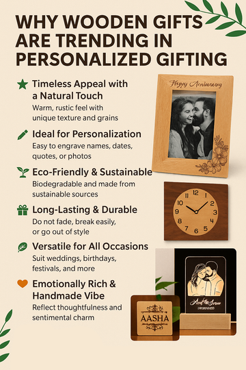 Why Wooden Gifts Are Trending in Personalized Gifting