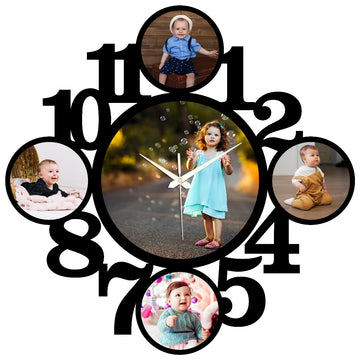 Personalized Photo Clock-5 Photo