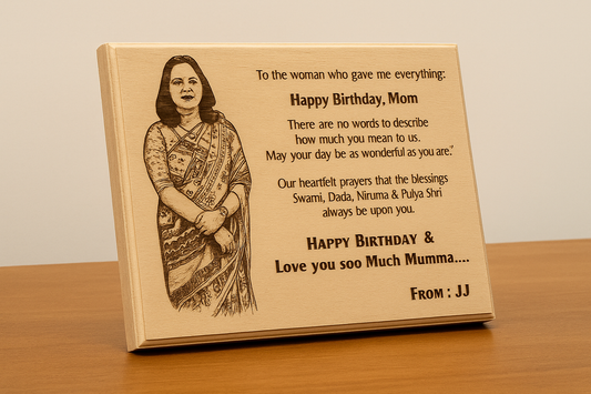 Engraving Wooden Frame
