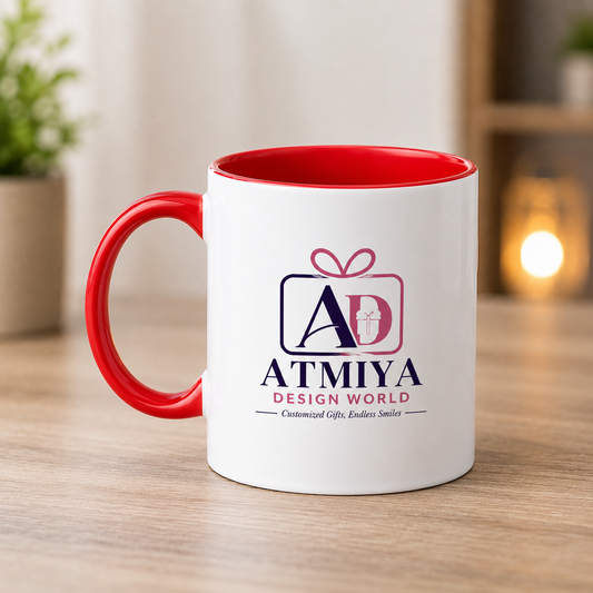 Inside Color Mug - Red | Three Tone Mug