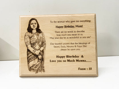 Engraving Wooden Frame