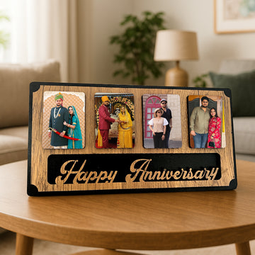 Table Top Happy Anniversary Photo Frame