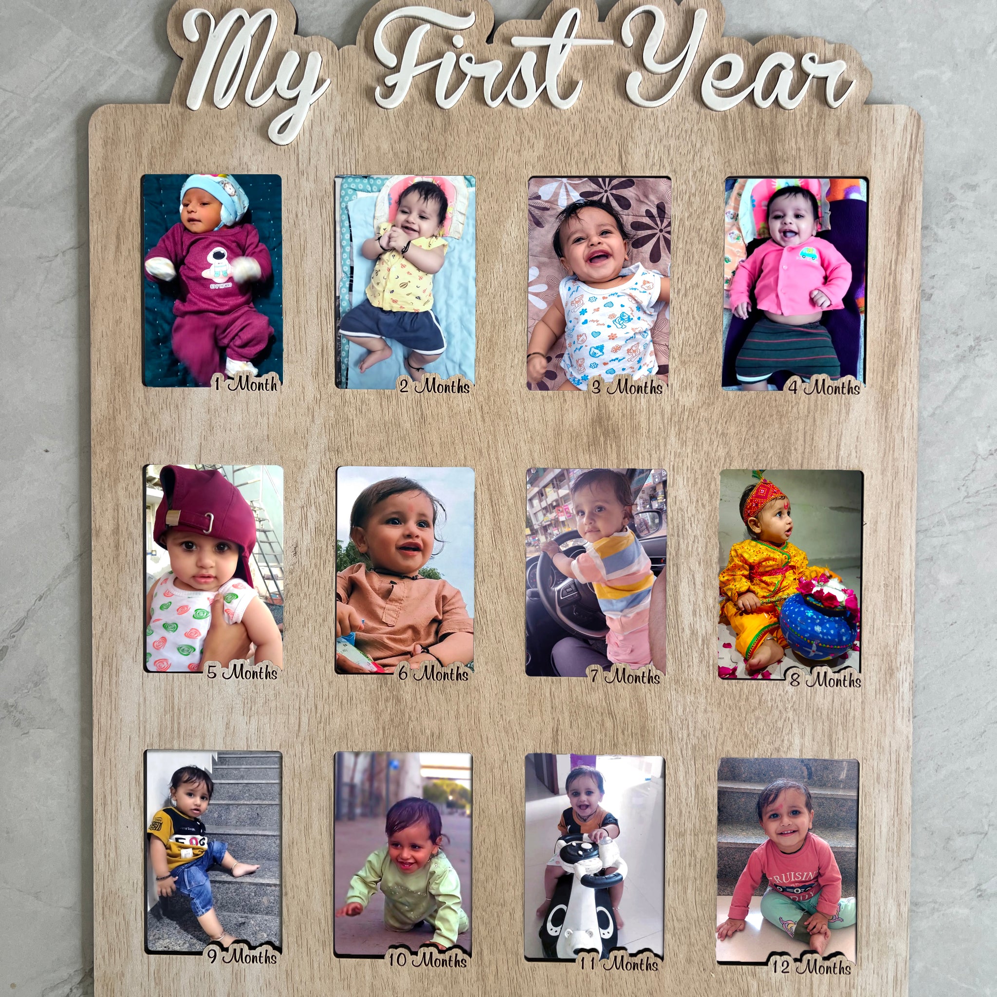 My First Year Photo Frame