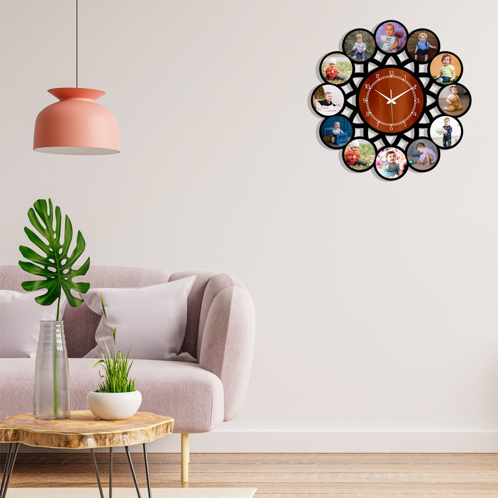 Personalized Photo Clock-12 Photo